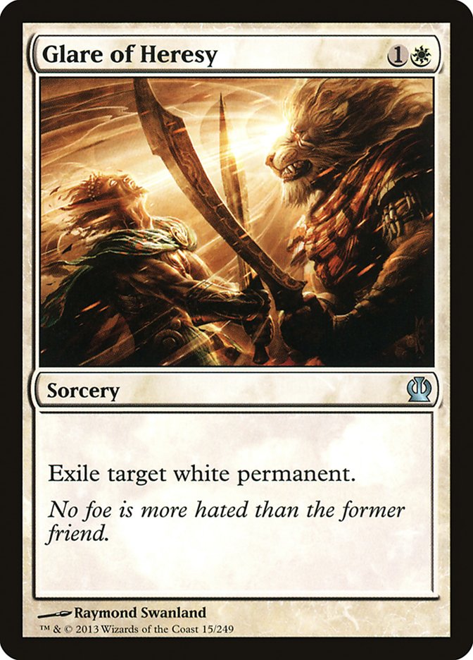 Glare of Heresy [Theros] Foil