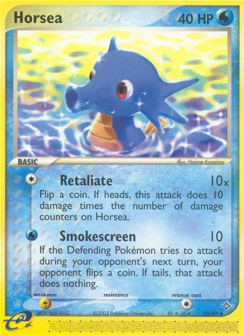 Horsea (33/97) [EX: Dragon] Reverse Holofoil