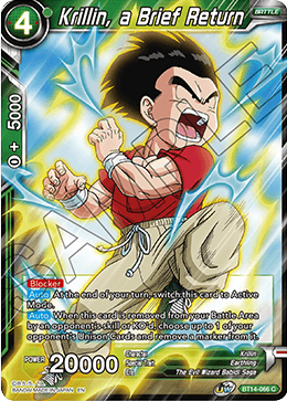 Krillin, a Brief Return (BT14-066) [Cross Spirits] Parallel Foil