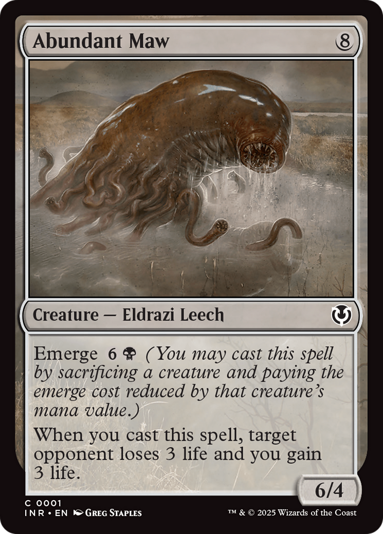 Abundant Maw [Innistrad Remastered] Foil