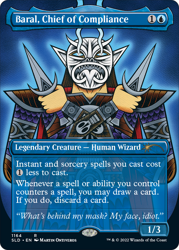 Baral, Chief of Compliance (Borderless) [Secret Lair Drop Series] Foil