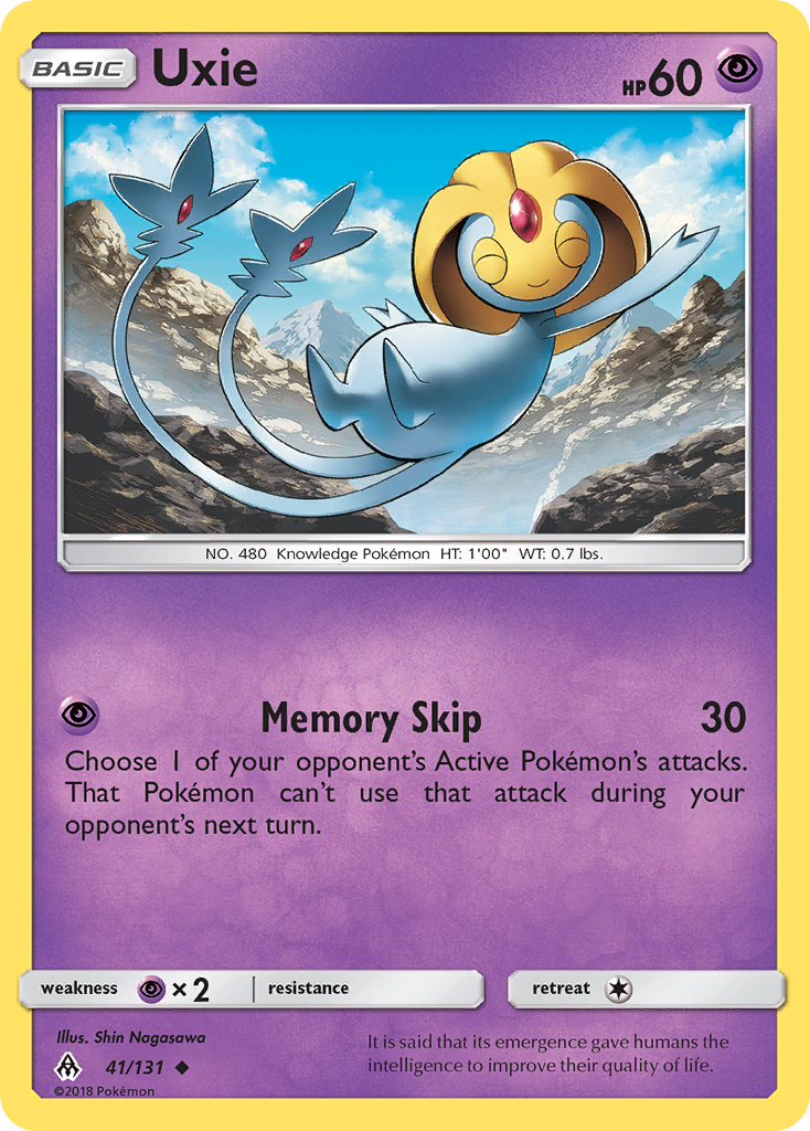Uxie (41/131) [Sun & Moon: Forbidden Light] Reverse Holofoil