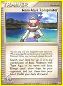 Team Aqua Conspirator (77/95) [EX: Team Magma vs Team Aqua] Reverse Holofoil