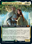 Aragorn and Arwen, Wed (Extended Art) [The Lord of the Rings: Tales of Middle-Earth] Foil