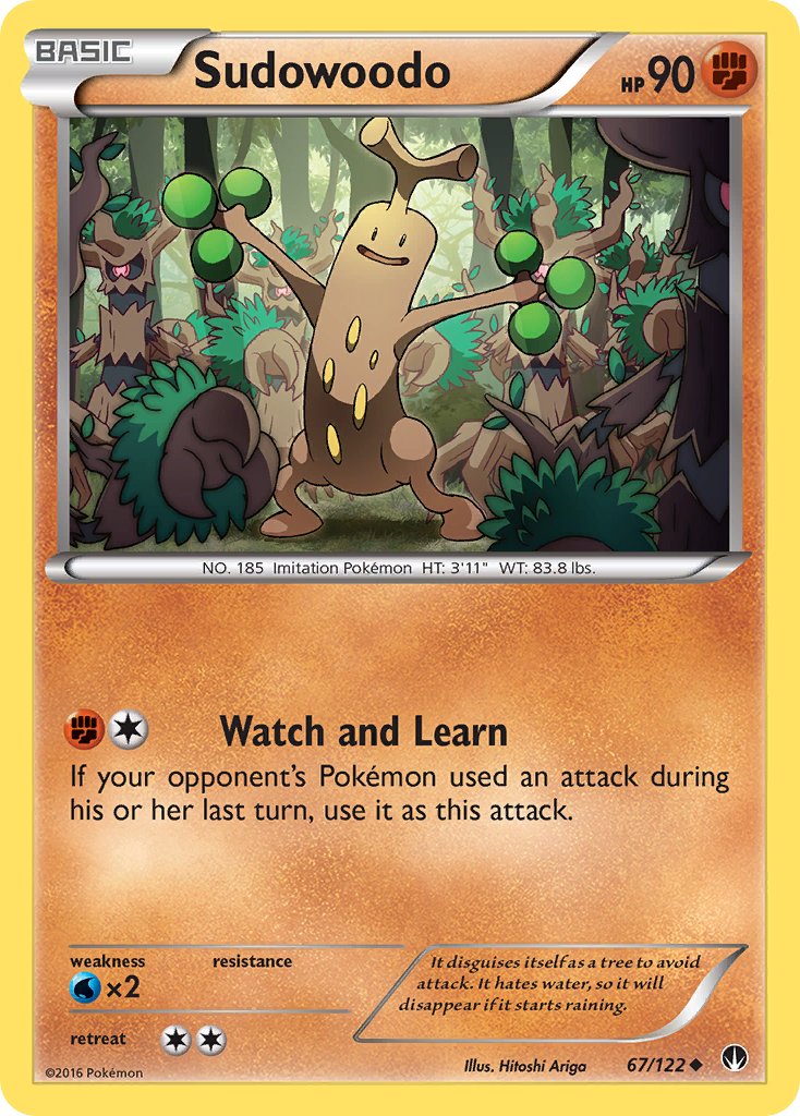 Sudowoodo (67/122) [XY: BREAKpoint] Reverse Holofoil