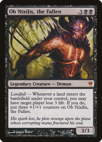 Ob Nixilis, the Fallen [Zendikar] Foil