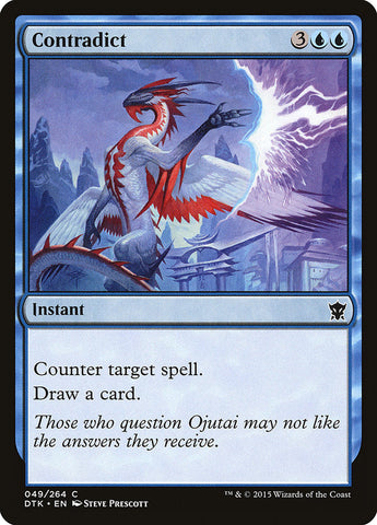 Contradict [Dragons of Tarkir] Foil