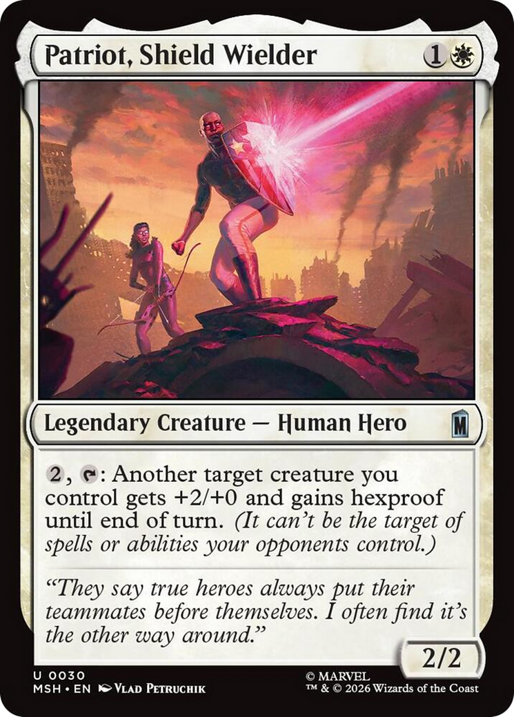 Patriot, Shield Wielder [Marvel Super Heroes] Foil