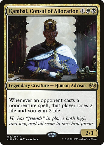 Kambal, Consul of Allocation [Kaladesh] Foil