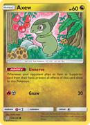 Axew (154/236) [Sun & Moon: Unified Minds] Reverse Holofoil