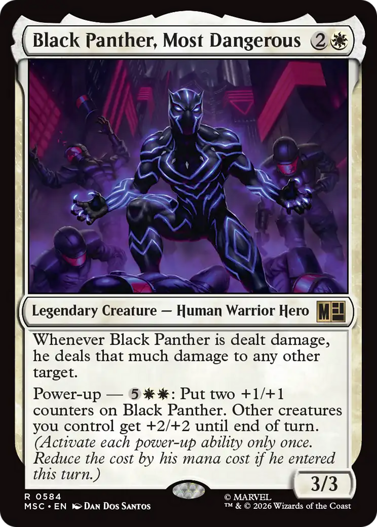 Black Panther, Most Dangerous [Marvel Super Heroes Commander] Foil