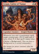 Livaan, Cultist of Tiamat [Commander Legends: Battle for Baldur's Gate] Foil