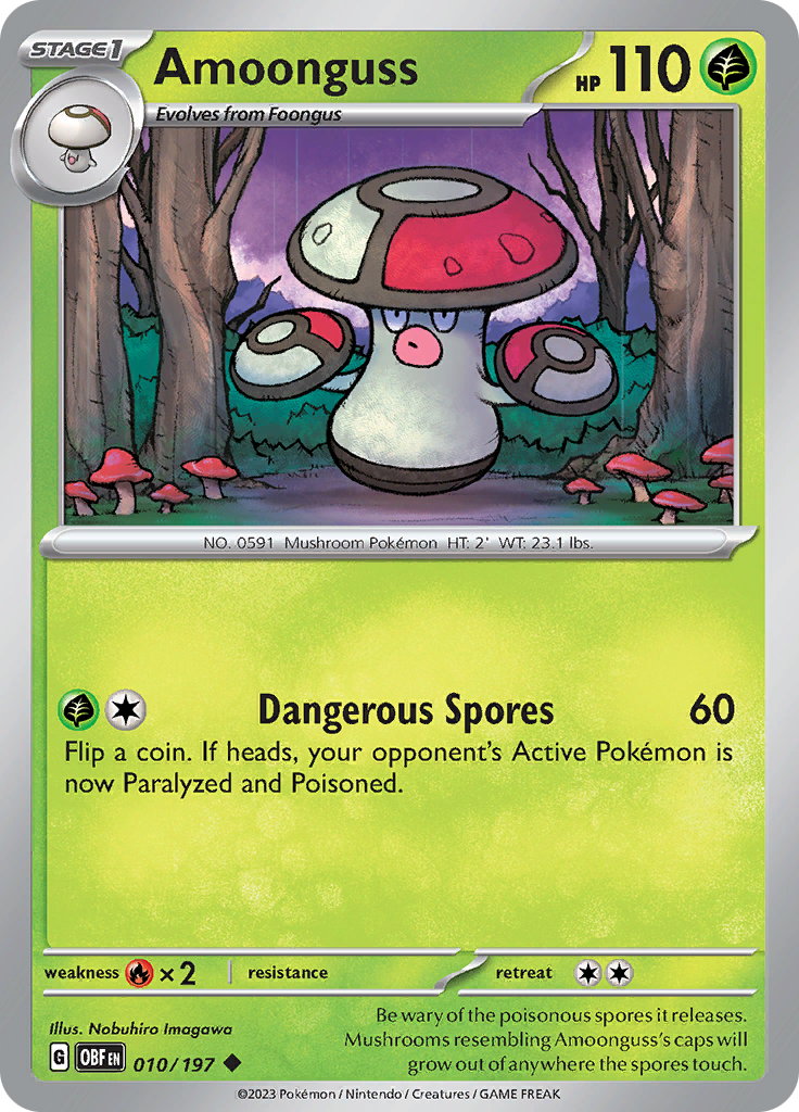 Amoonguss (010/197) [Scarlet & Violet: Obsidian Flames] Reverse Holofoil