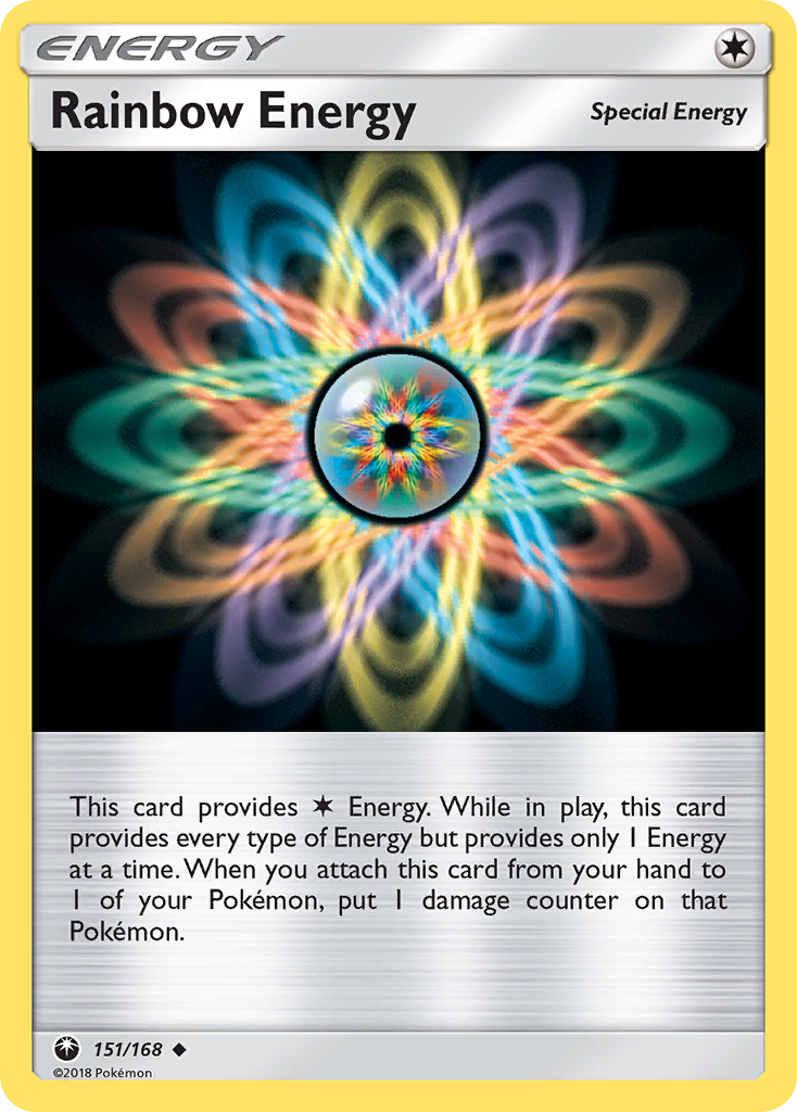 Rainbow Energy (151/168) [Sun & Moon: Celestial Storm] Reverse Holofoil