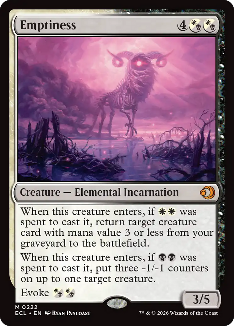 Emptiness [Lorwyn Eclipsed] Foil
