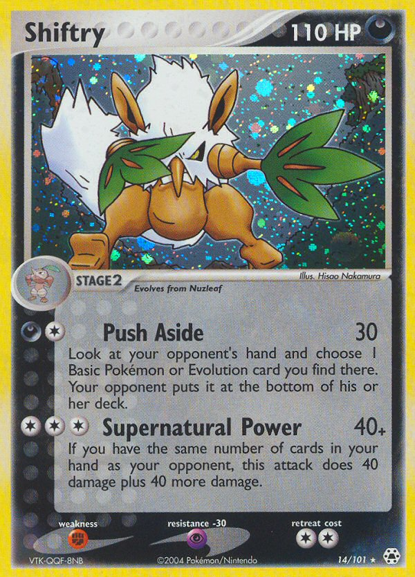 Shiftry (14/101) [EX: Hidden Legends] Reverse Holofoil