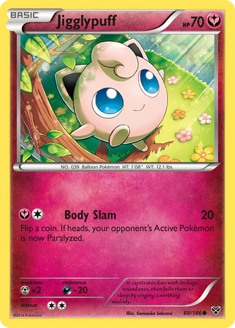 Jigglypuff (88/146) [XY: Base Set] Reverse Holofoil