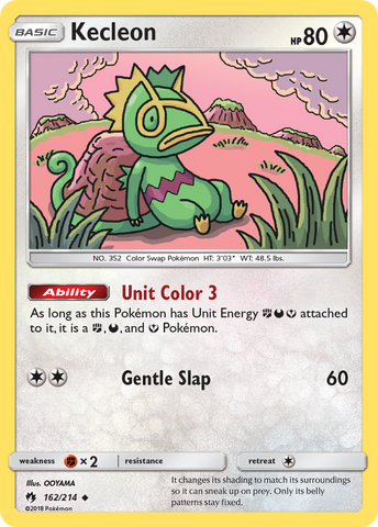 Kecleon (162/214) [Sun & Moon: Lost Thunder] Reverse Holofoil