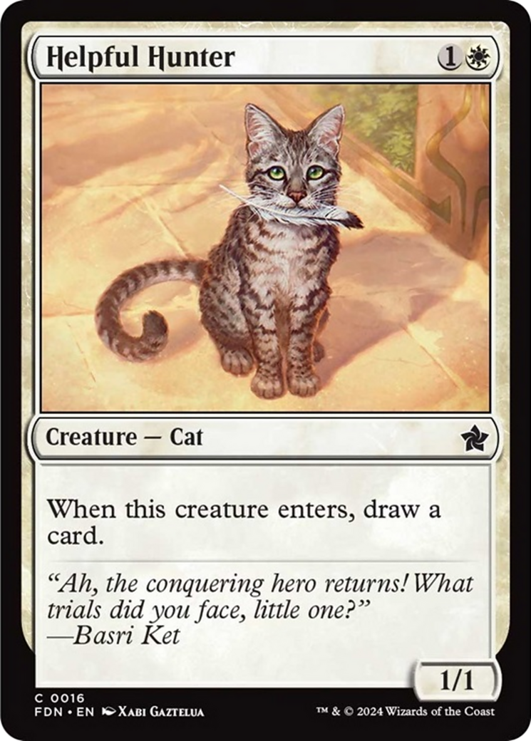 Helpful Hunter [Foundations] Foil