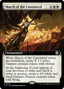 March of the Canonized (Extended Art) [The Lost Caverns of Ixalan Commander] Foil