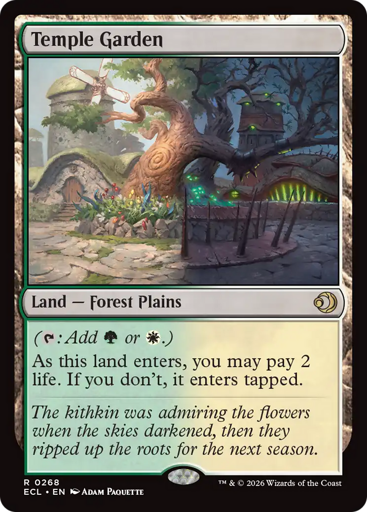 Temple Garden [Lorwyn Eclipsed] Foil