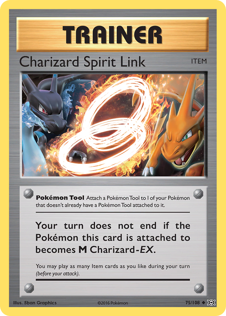 Charizard Spirit Link (75/108) [XY: Evolutions] Reverse Holofoil