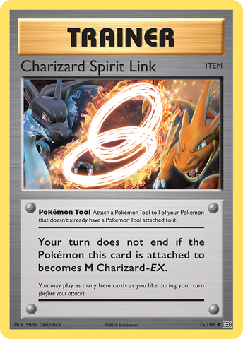 Charizard Spirit Link (75/108) [XY: Evolutions] Reverse Holofoil