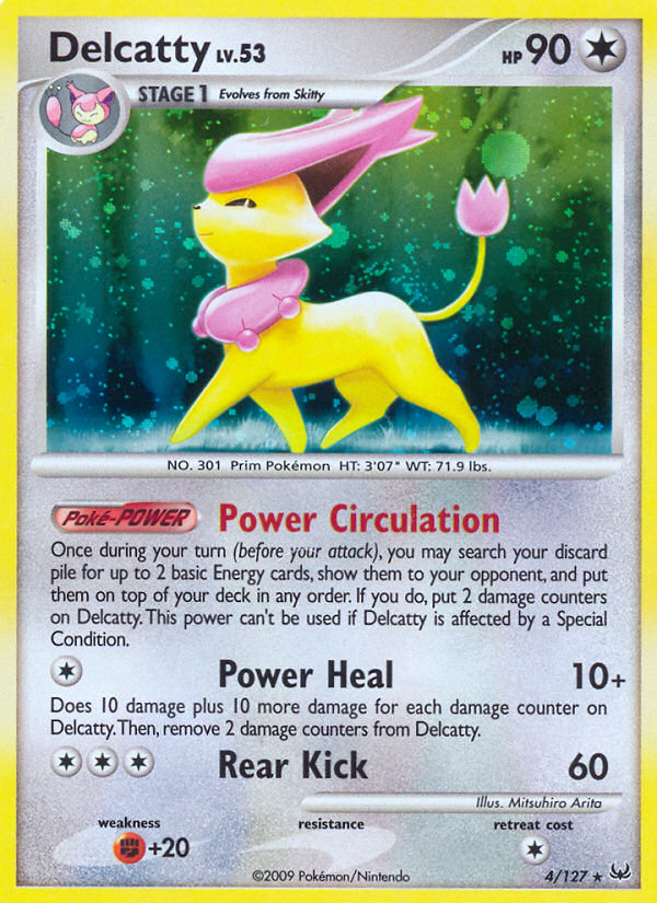 Delcatty (4/127) [Platinum: Base Set] Reverse Holofoil