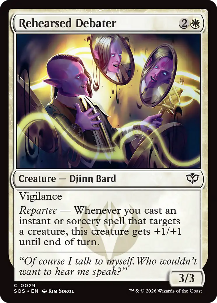 Rehearsed Debater [Secrets of Strixhaven] Foil