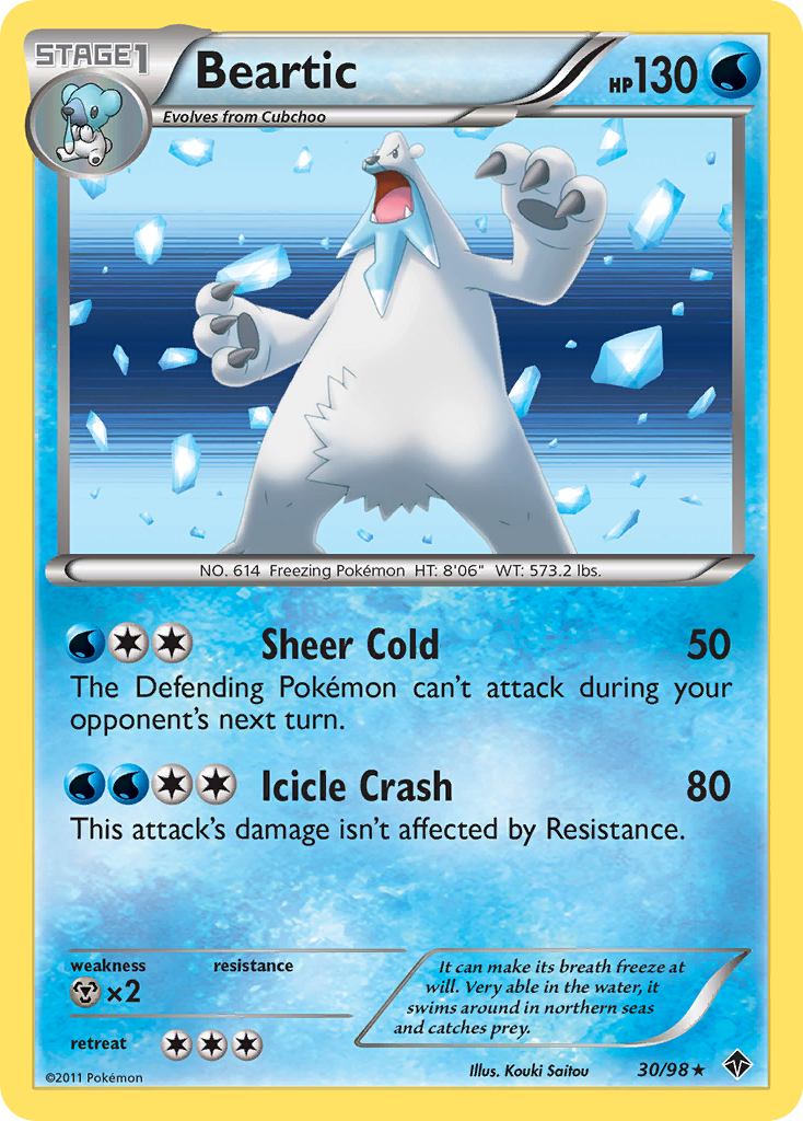Beartic (30/98) [Black & White: Emerging Powers] Reverse Holofoil