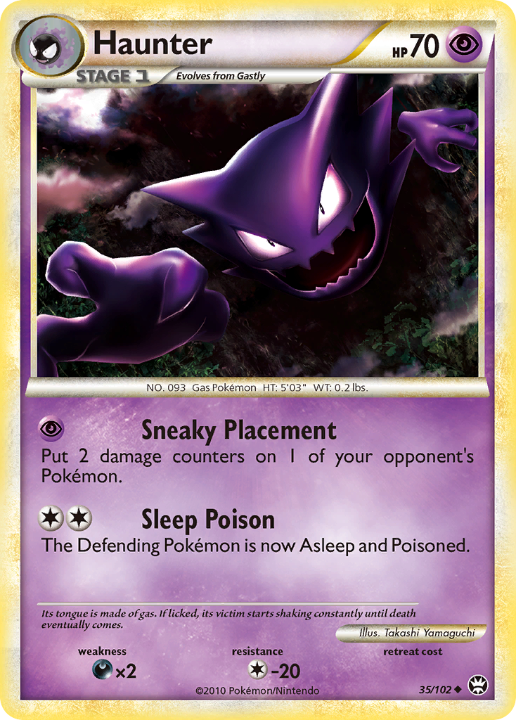 Haunter (35/102) [HeartGold & SoulSilver: Triumphant] Reverse Holofoil