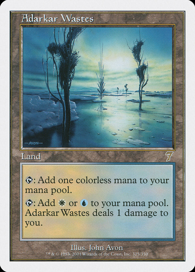 Adarkar Wastes [Seventh Edition] Foil