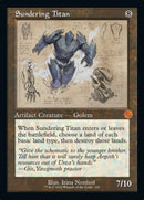 Sundering Titan (Retro Schematic) [The Brothers' War Retro Artifacts] Foil