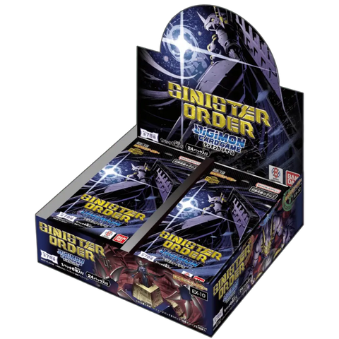 DIGIMON EX10 SINISTER ORDER EXTRA BOOSTER BOX
