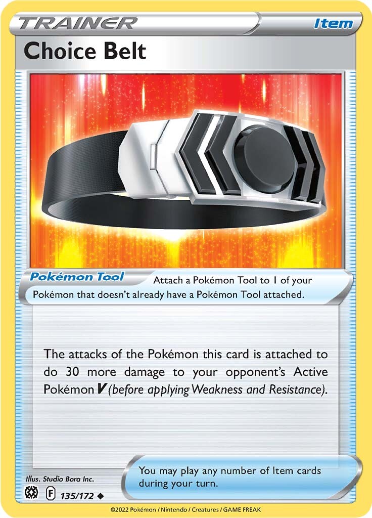 Choice Belt (135/172) [Sword & Shield: Brilliant Stars] Reverse Holofoil
