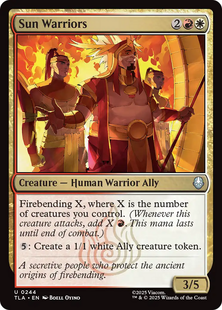 Sun warriors [Avatar: The Last Airbender] Foil