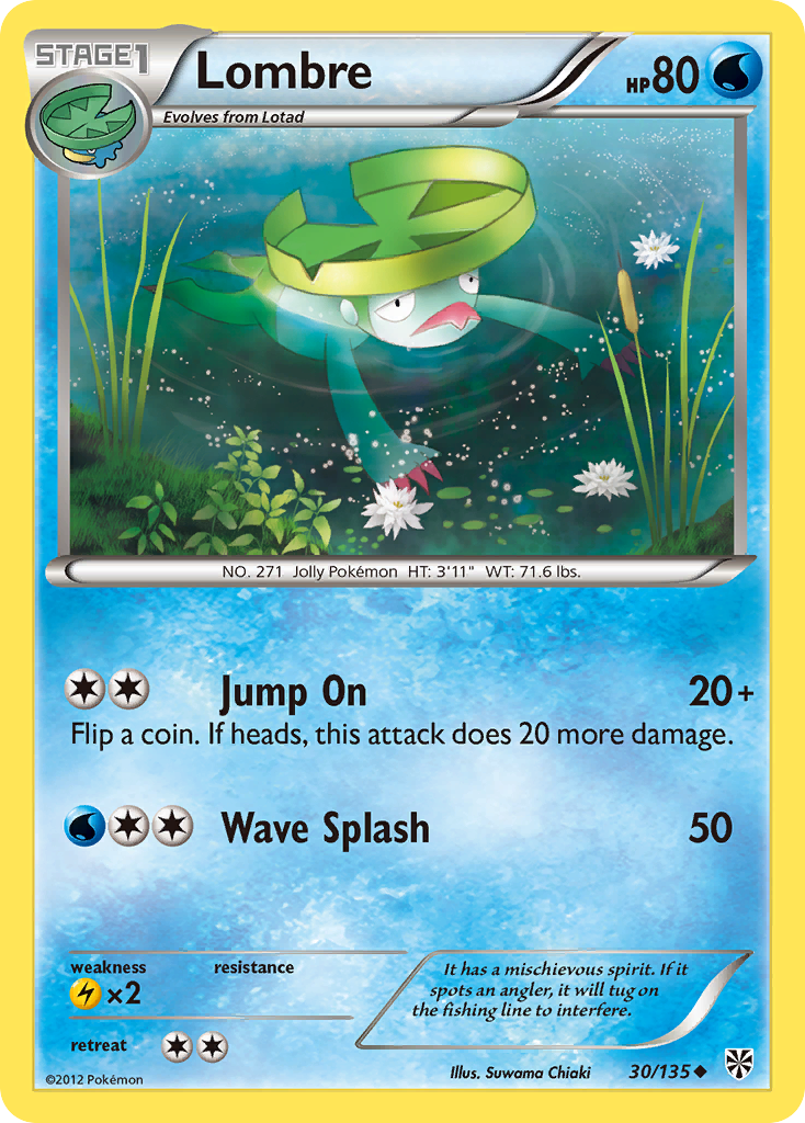Lombre (30/135) [Black & White: Plasma Storm] Reverse Holofoil