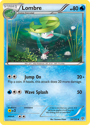 Lombre (30/135) [Black & White: Plasma Storm] Reverse Holofoil