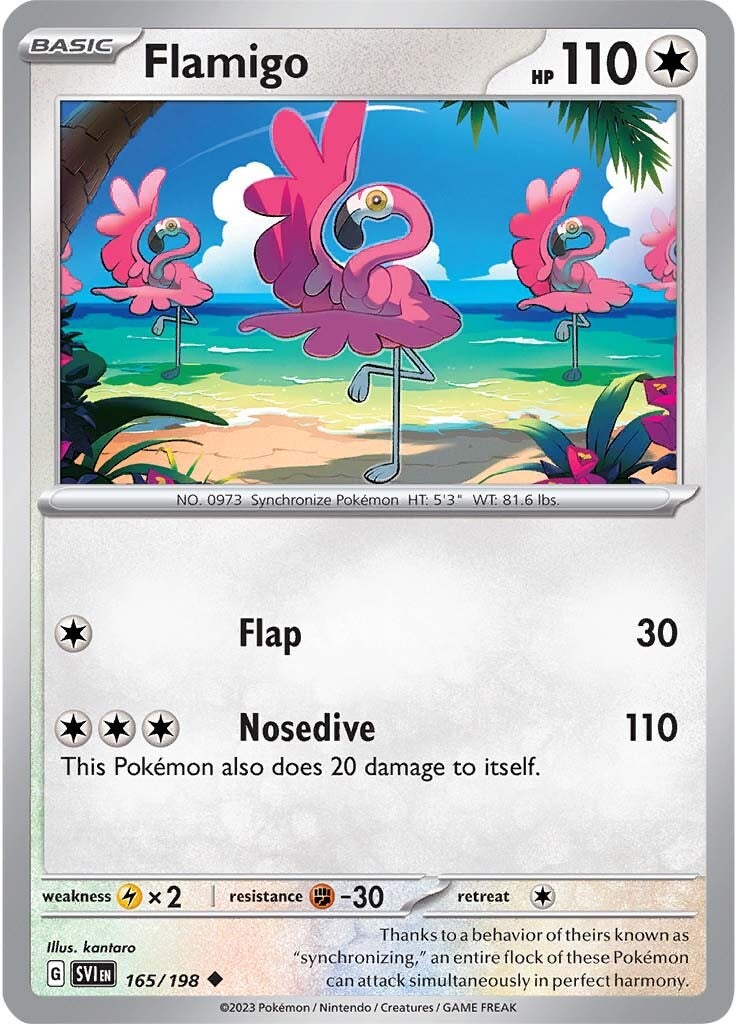 Flamigo (165/198) [Scarlet & Violet: Base Set] Reverse Holofoil