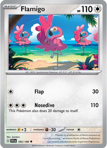 Flamigo (165/198) [Scarlet & Violet: Base Set] Reverse Holofoil