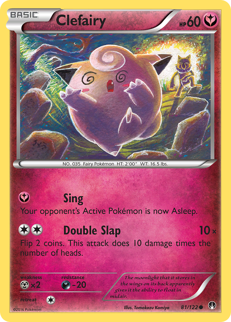 Clefairy (81/122) [XY: BREAKpoint] Reverse Holofoil