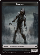 Rat (0014) // Zombie Double-Sided Token [Foundations Tokens] Foil