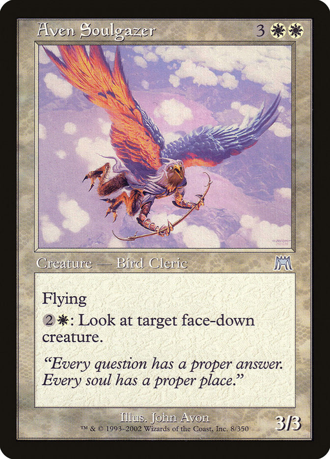 Aven Soulgazer [Onslaught] Foil