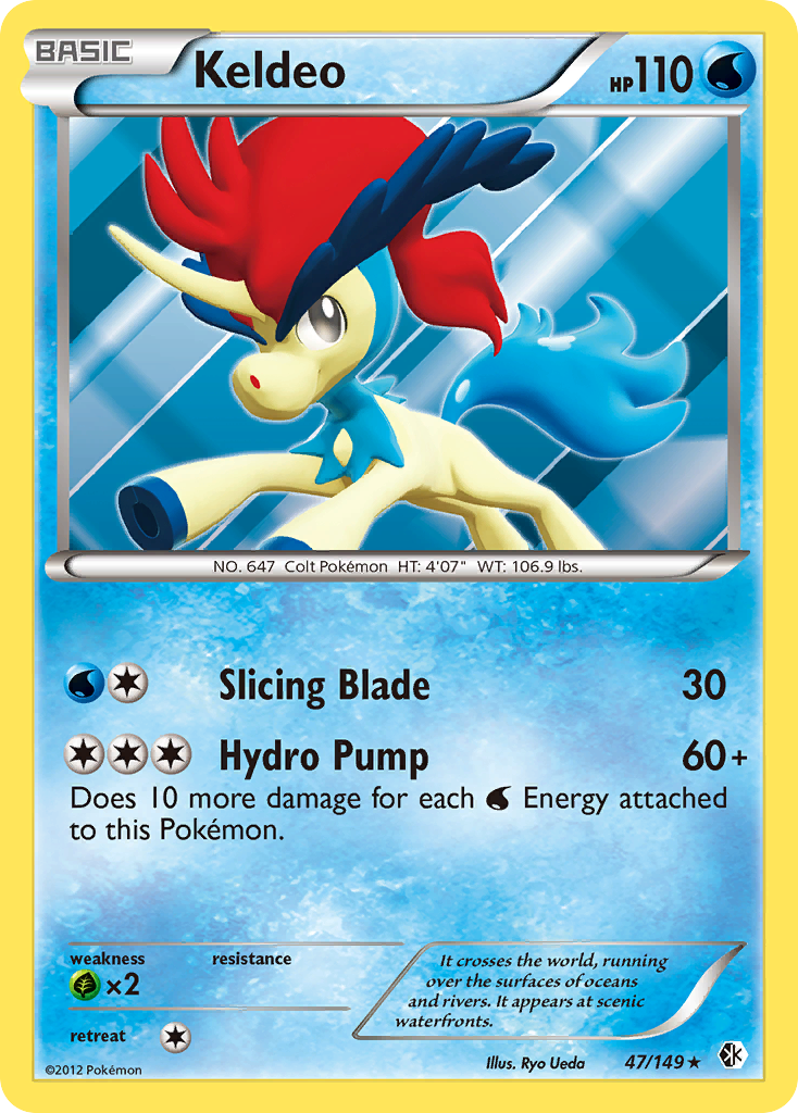 Keldeo (47/149) [Black & White: Boundaries Crossed] Reverse Holofoil