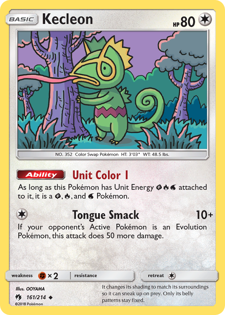 Kecleon (161/214) [Sun & Moon: Lost Thunder] Reverse Holofoil