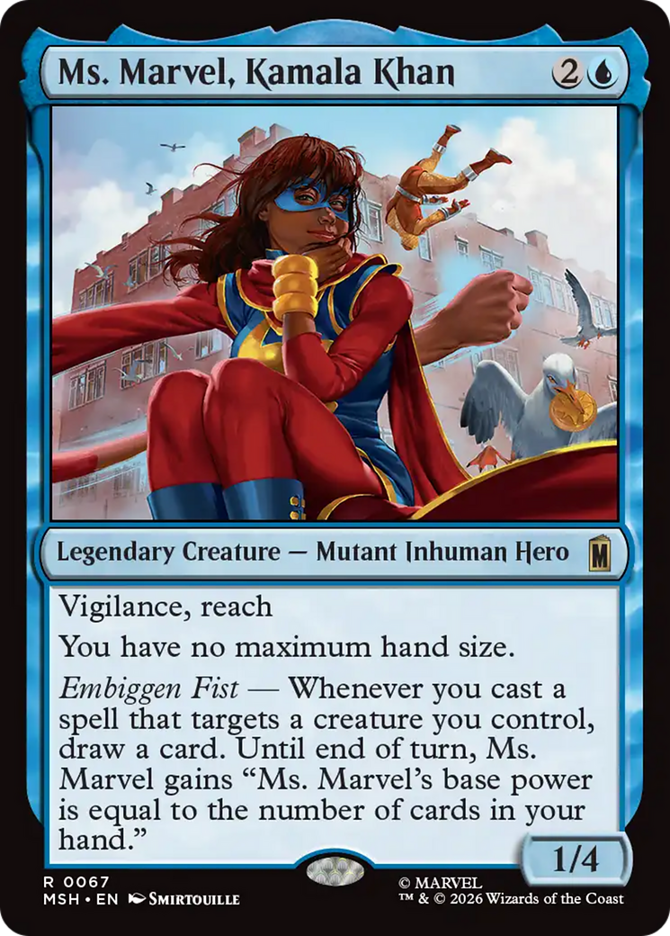 Ms. Marvel, Kamala Khan [Marvel Super Heroes] Foil