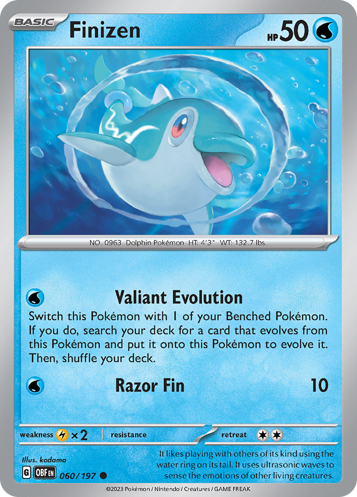 Finizen (060/197) [Scarlet & Violet: Obsidian Flames] Reverse Holofoil