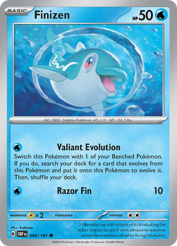 Finizen (060/197) [Scarlet & Violet: Obsidian Flames] Reverse Holofoil
