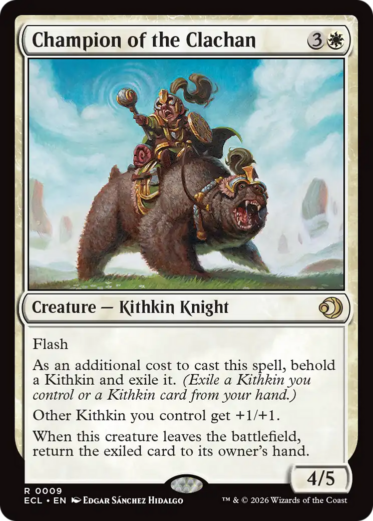 Champion of the Clachan [Lorwyn Eclipsed] Foil