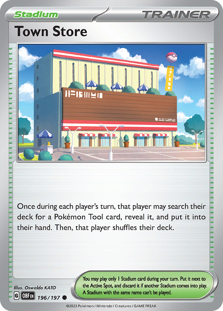 Town Store (196/197) [Scarlet & Violet: Obsidian Flames] Reverse Holofoil
